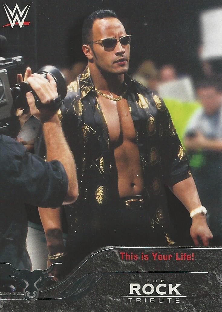 WWE Topps 2016 Trading Cards The Rock 11 of 40