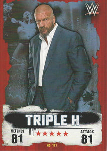 WWE Topps Slam Attax Takeover 2016 Trading Card Triple H No.171