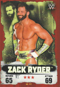 WWE Topps Slam Attax Takeover 2016 Trading Cards Zack Ryder No.177