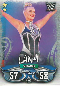 WWE Topps Slam Attax Live 2018 Trading Card Lana No.171