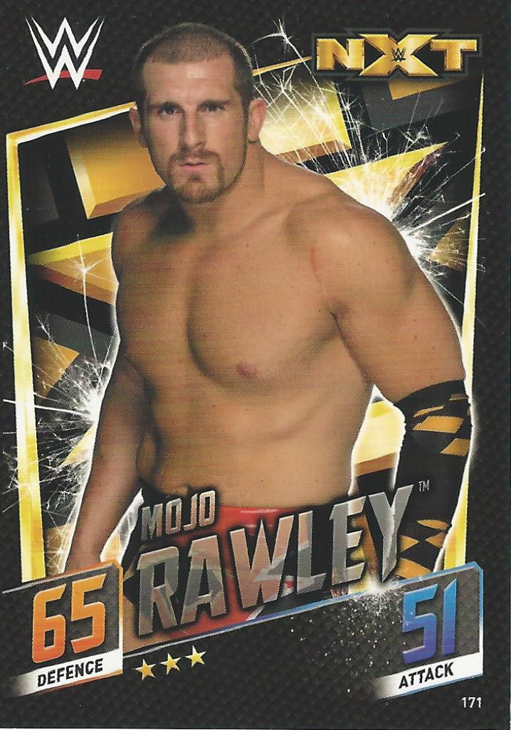 WWE Topps Slam Attax 2015 Then Now Forever Trading Card Mojo Rawley No.171 NXT