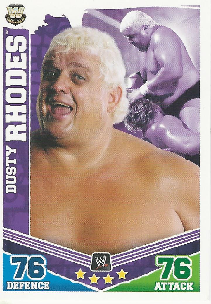 WWE Topps Slam Attax Mayhem 2010 Trading Card Dusty Rhodes No.172