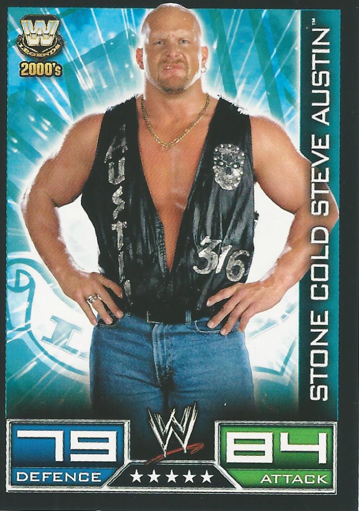 WWE Topps Slam Attax 2008 Trading Cards Stone Cold Steve Austin No.172