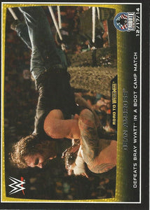 WWE Topps Road to Wrestlemania 2015 Trading Cards Dean Ambrose No.72