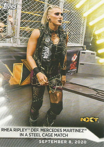 WWE Topps Women Division 2021 Trading Card Rhea Ripley No.72