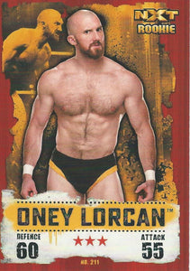 WWE Topps Slam Attax Takeover 2016 Trading Cards Oney Lorcan No.211