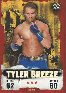 WWE Topps Slam Attax Takeover 2016 Trading Card Tyler Breeze No.172