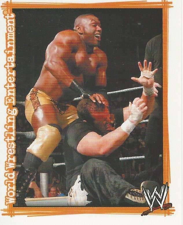 WWE Topps Superstars Uncovered 2007 Sticker Collection Marcus Cor Von No.173
