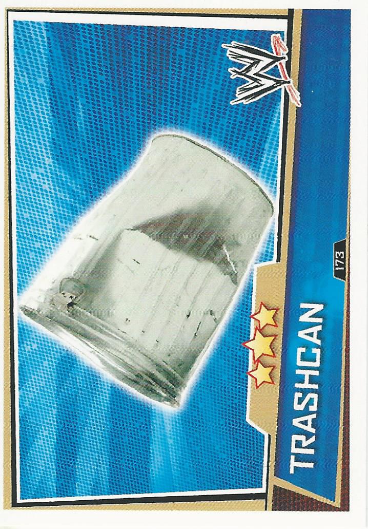 WWE Slam Attax Superstars 2013 Trading Card Trashcan No.173