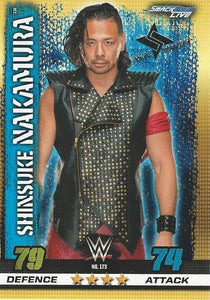 WWE Topps Slam Attax 10th Edition Trading Card Shinsuke Nakamura No.173