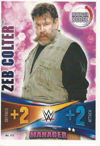WWE Topps Slam Attax Rivals 2014 Trading Card Zeb Colter No.173