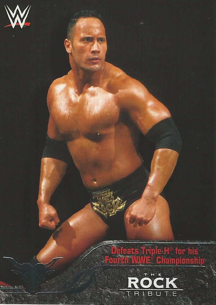 WWE Topps 2016 Trading Cards The Rock 13 of 40