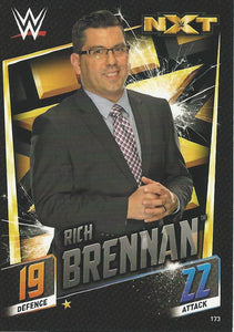 WWE Topps Slam Attax 2015 Then Now Forever Trading Card Rich Brennan No.173 NXT