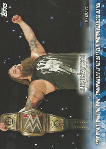 WWE Topps Road to Wrestlemania 2018 Trading Cards Bray Wyatt No.73