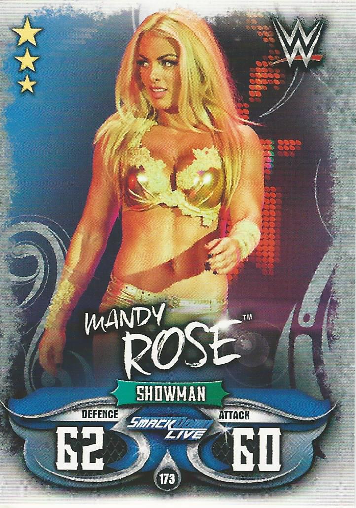 WWE Topps Slam Attax Live 2018 Trading Card Mandy Rose No.173