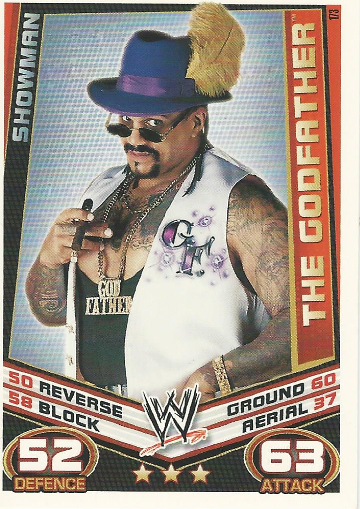 WWE Topps Slam Attax Rebellion 2012 Trading Card The Godfather No.173