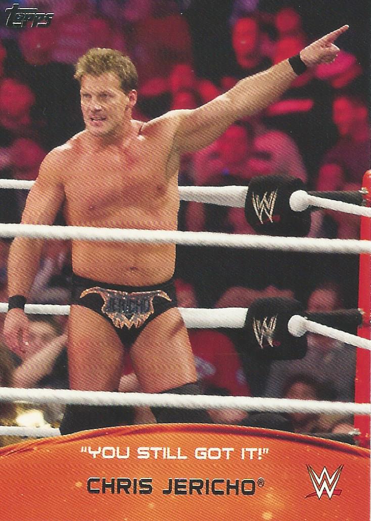 WWE Topps 2015 Trading Card Chris Jericho 3 of 10