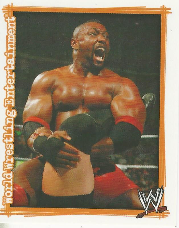 WWE Topps Superstars Uncovered 2007 Sticker Collection Marcus Cor Von No.174