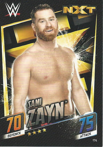 WWE Topps Slam Attax 2015 Then Now Forever Trading Card Sami Zayn No.174 NXT