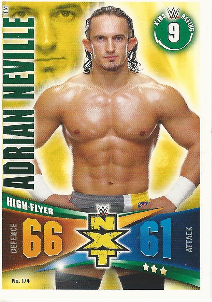 WWE Topps Slam Attax Rivals 2014 Trading Card Adrian Neville No.174 NXT