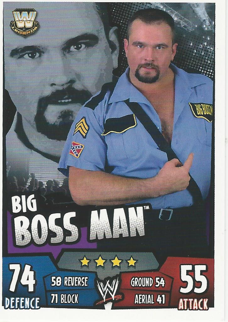 WWE Topps Slam Attax Rumble 2011 Trading Card Big Boss Man No.174