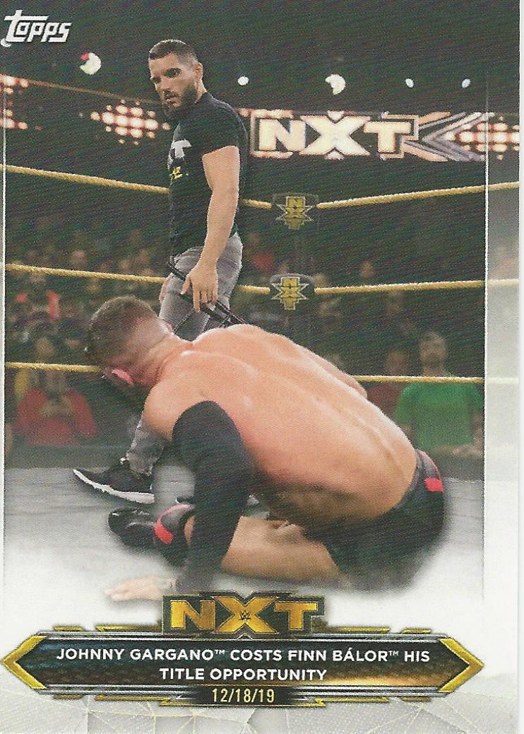 WWE Topps NXT 2020 Trading Cards Johnny Gargano No.74