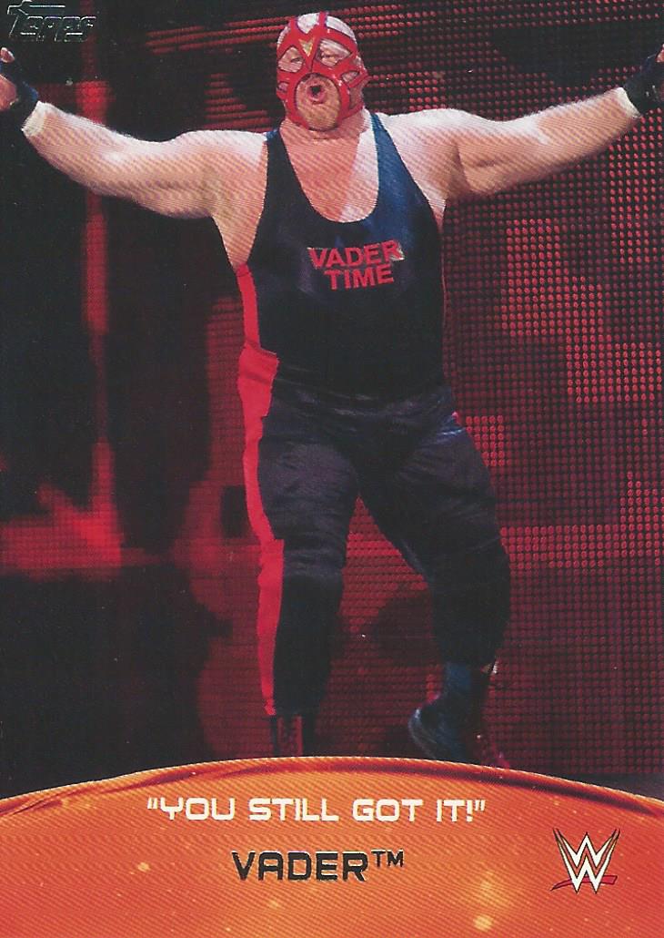 WWE Topps 2015 Trading Card Vader 4 of 10
