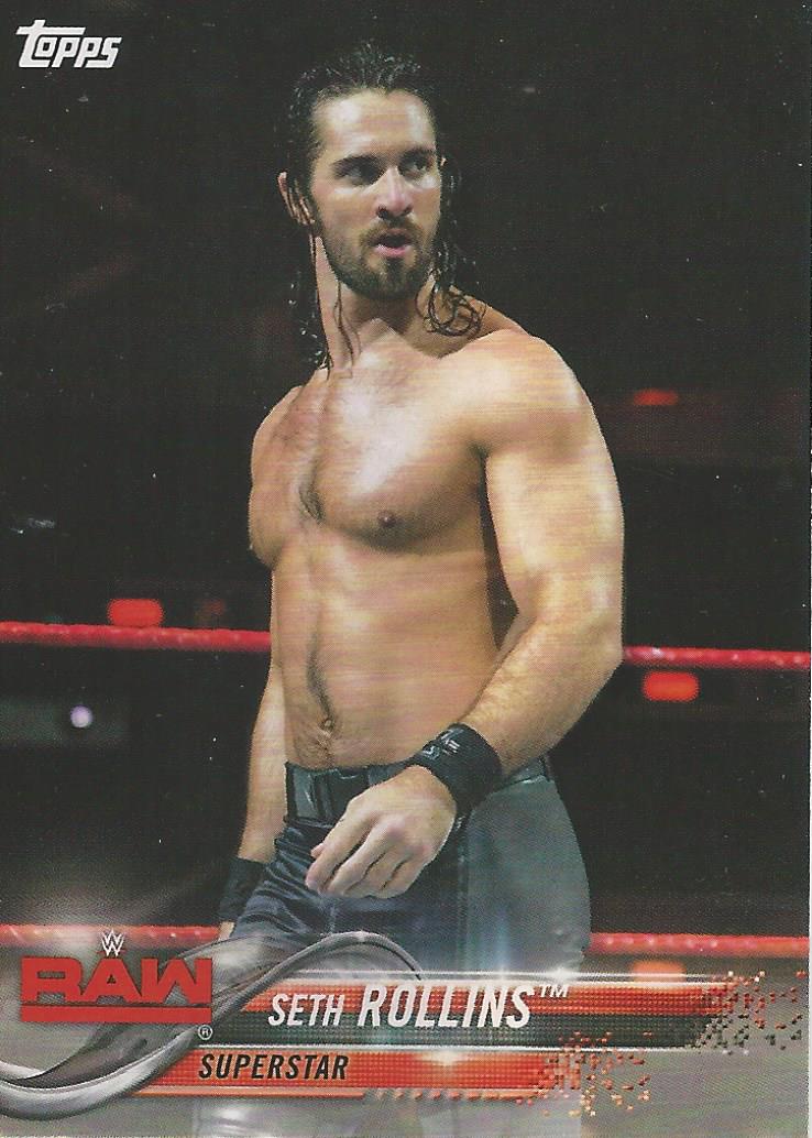 WWE Topps Then Now Forever 2018 Trading Cards Seth Rollins No.174