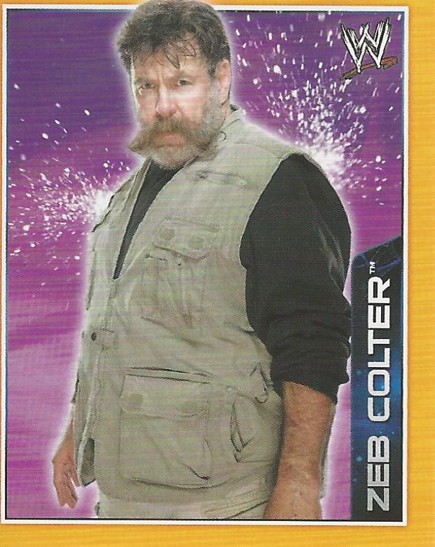 WWE Topps A-Z Sticker Collection 2014 Zeb Colter No.174