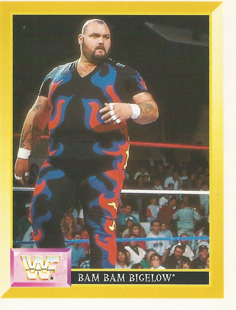 WWF Merlin Sticker Collection 1994 Bam Bam Bigelow No.174