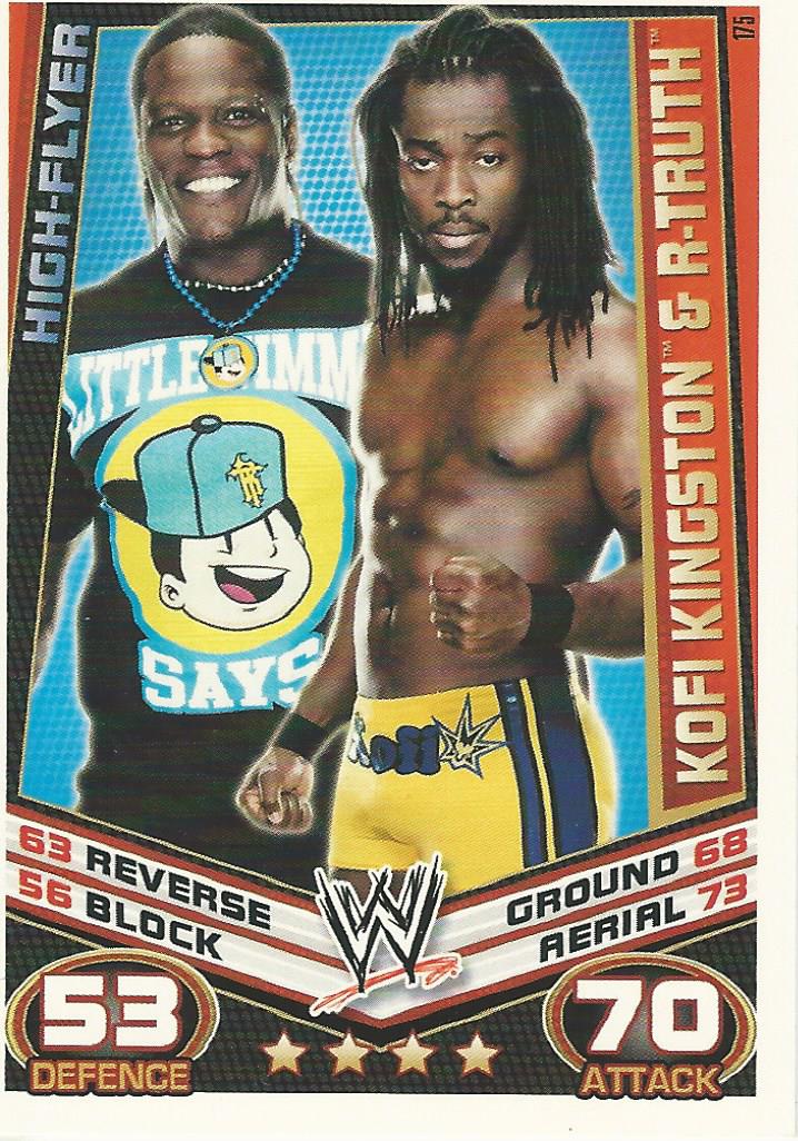 WWE Topps Slam Attax Rebellion 2012 Trading Card Kofi Kingston and R-Truth No.175