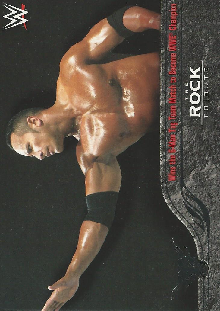 WWE Topps 2016 Trading Cards The Rock 15 of 40