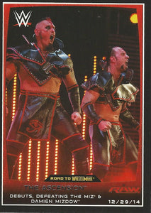 WWE Topps Road to Wrestlemania 2015 Trading Cards The Ascension No.75