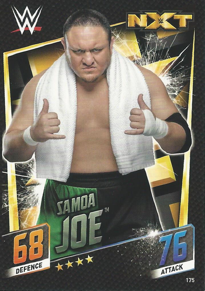 WWE Topps Slam Attax 2015 Then Now Forever Trading Card Samoa Joe No.175 NXT