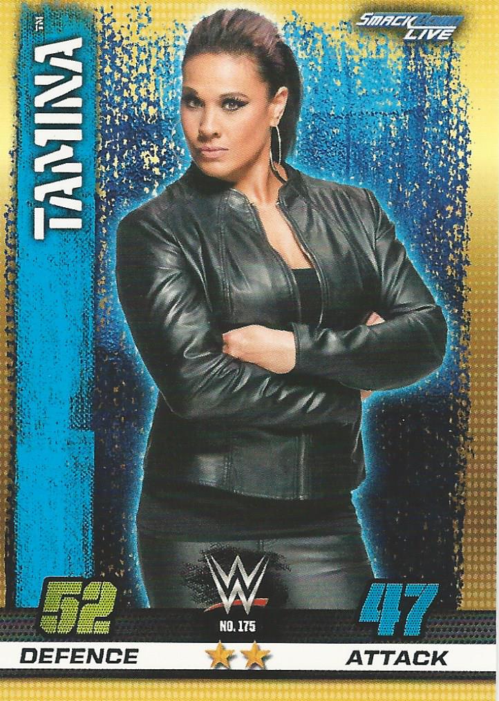 WWE Topps Slam Attax 10th Edition Trading Card 2017 Tamina No.175