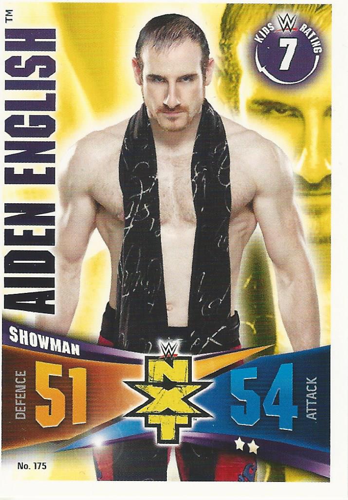 WWE Topps Slam Attax Rivals 2014 Trading Card Aiden English No.175 NXT