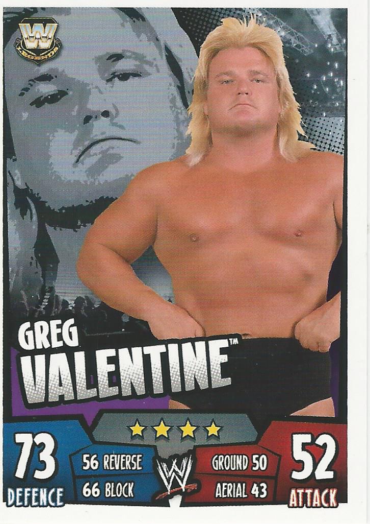 WWE Topps Slam Attax Rumble 2011 Trading Card Greg Valentine No.175
