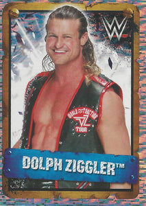 WWE Topps Stickers 2017 Dolph Ziggler Foil No.175