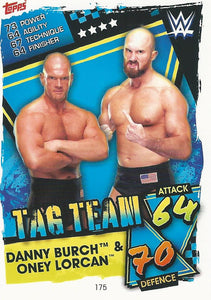 WWE Topps Slam Attax 2021 Trading Card Danny Burch and Oney Lorcan No.175