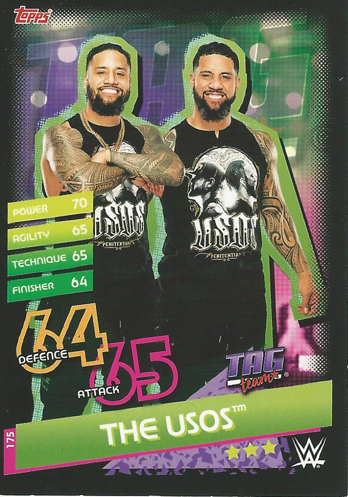 WWE Topps Slam Attax Reloaded 2020 Trading Card The Usos No.175