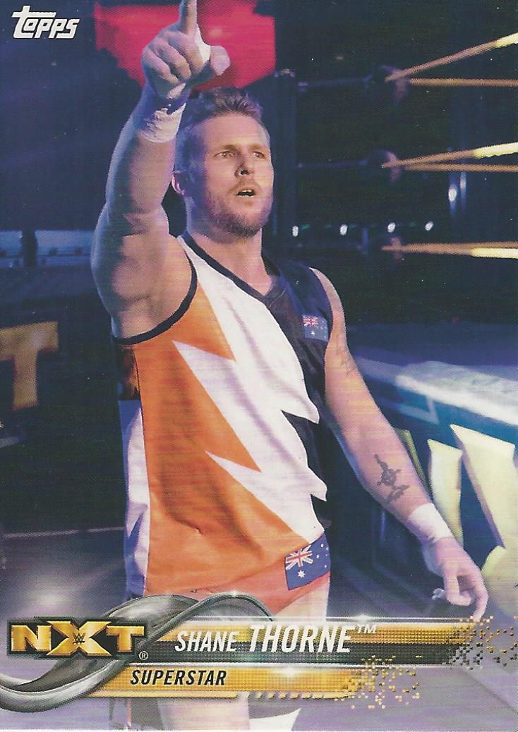 WWE Topps Then Now Forever 2018 Trading Cards Shane Thorne No.175