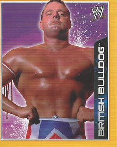 WWE Topps A-Z Sticker Collection 2014 British Bulldog No.175