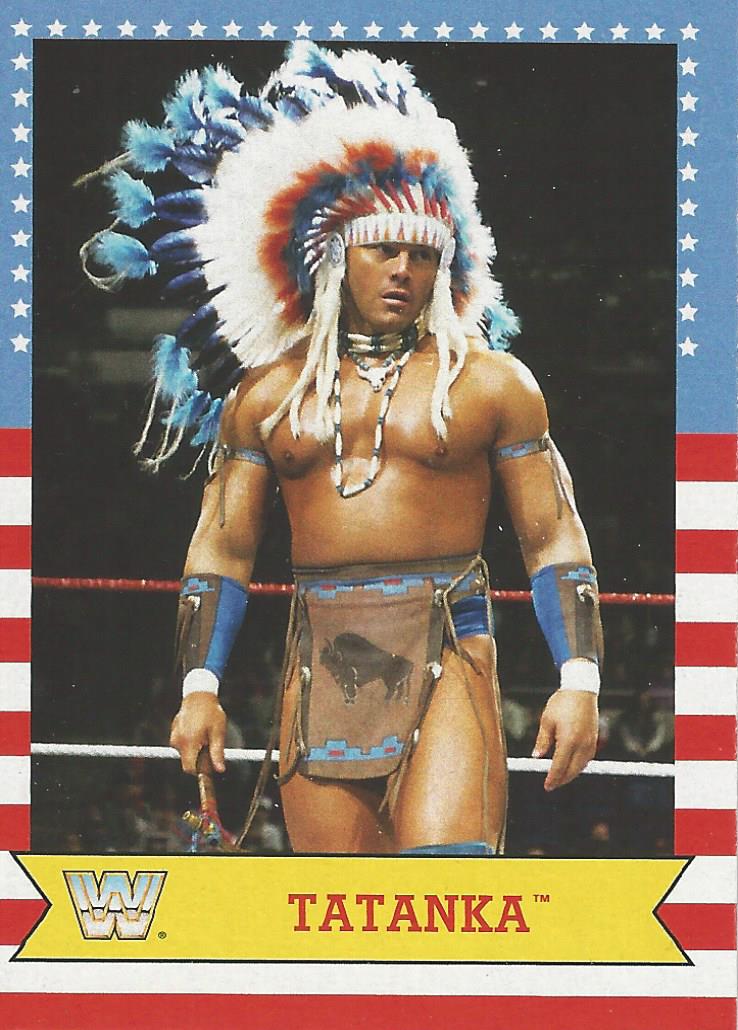 WWE Topps Heritage 2017 Trading Card Tatanka No.15