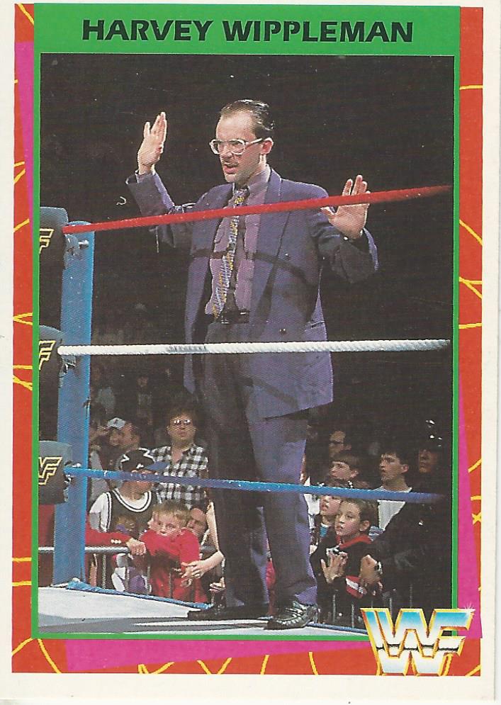 WWF Merlin Trading Card 1995 Harvey Wippleman No.176
