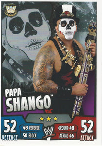 WWE Topps Slam Attax Rumble 2011 Trading Card Papa Shango No.176