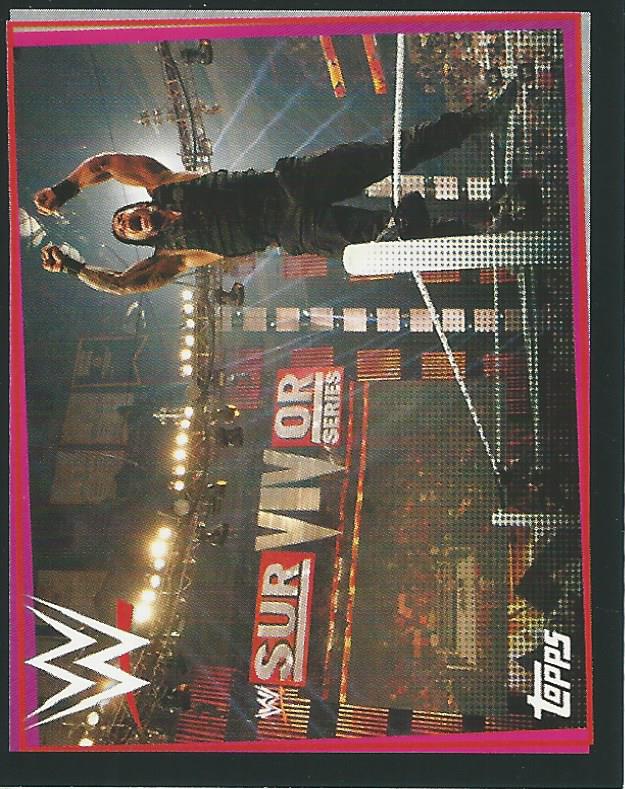 WWE Topps Road to Wrestlemania Stickers 2021 Roman Reigns No.176