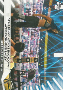 WWE Topps Women Division 2021 Trading Card Sasha Banks No.76