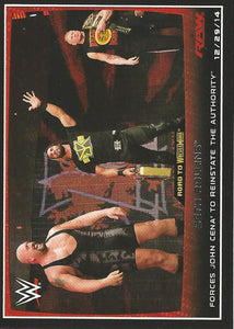 WWE Topps Road to Wrestlemania 2015 Trading Cards Seth Rollins No.76