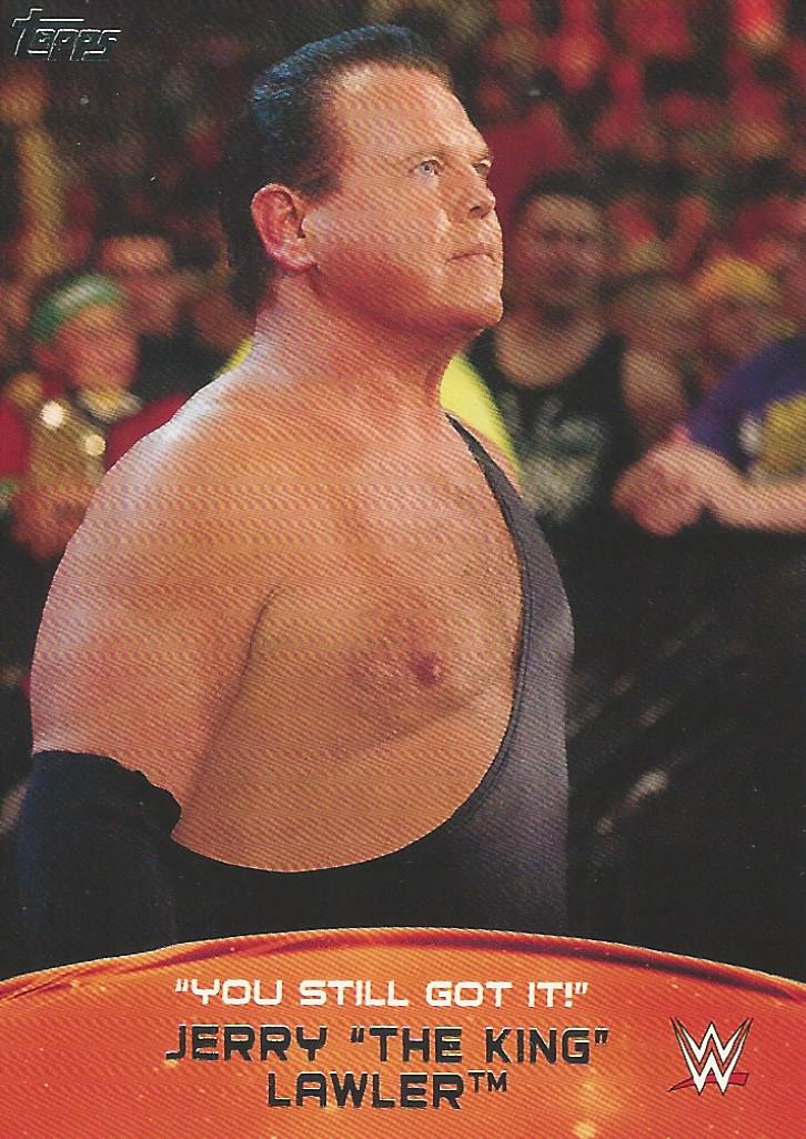 WWE Topps 2015 Trading Card Jerry Lawler 6 of 10