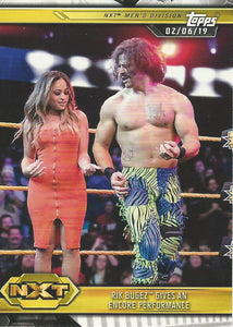 WWE Topps NXT 2019 Trading Cards Rik Bugez No.76